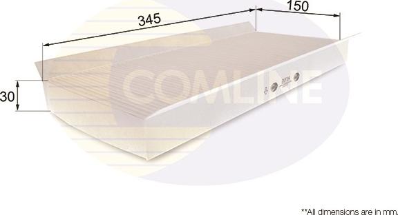 Comline EKF114 - Filtr, daxili hava furqanavto.az