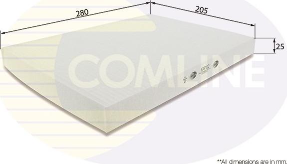 Comline EKF112 - Filtr, daxili hava furqanavto.az