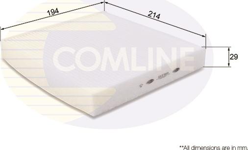 Comline EKF185 - Filtr, daxili hava furqanavto.az