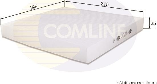 Comline EKF188 - Filtr, daxili hava furqanavto.az