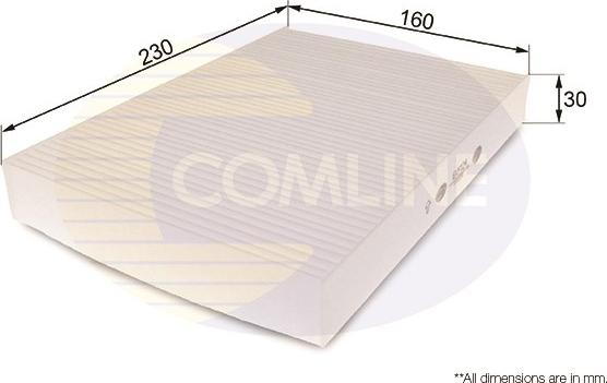 Comline EKF124 - Filtr, daxili hava furqanavto.az