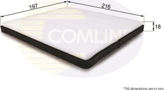 Comline EKF126 - Filtr, daxili hava furqanavto.az