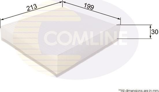 Comline EKF173 - Filtr, daxili hava furqanavto.az