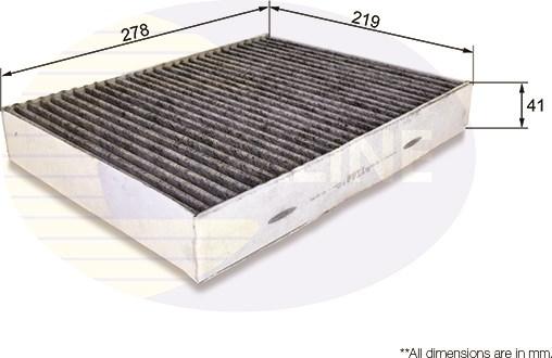 Comline EKF341A - Filtr, daxili hava furqanavto.az