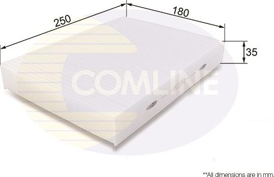 Comline EKF386 - Filtr, daxili hava furqanavto.az