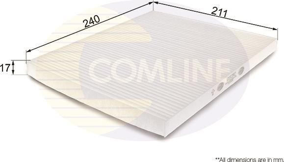 Comline EKF292 - Filtr, daxili hava furqanavto.az