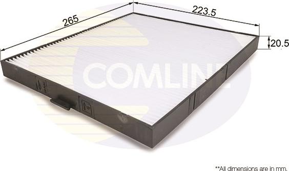 Comline EKF224 - Filtr, daxili hava furqanavto.az