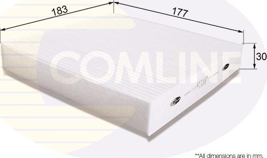 Comline EKF225 - Filtr, daxili hava www.furqanavto.az