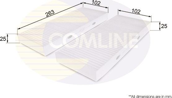 Comline EKF221 - Filtr, daxili hava furqanavto.az