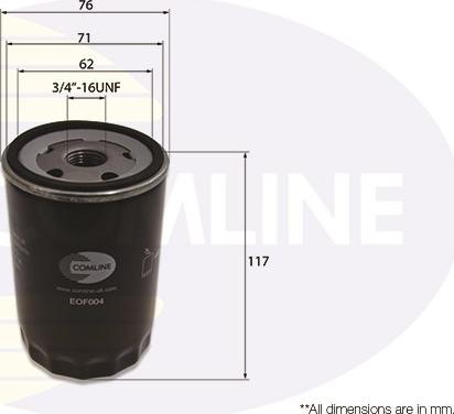 Comline EOF004 - Yağ filtri furqanavto.az