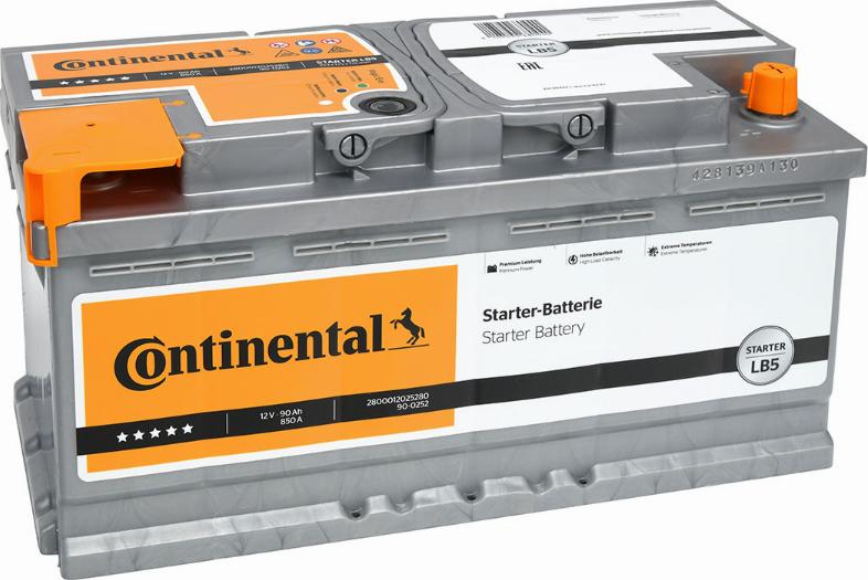 Continental 2800012025280 - Başlanğıc batareyası furqanavto.az