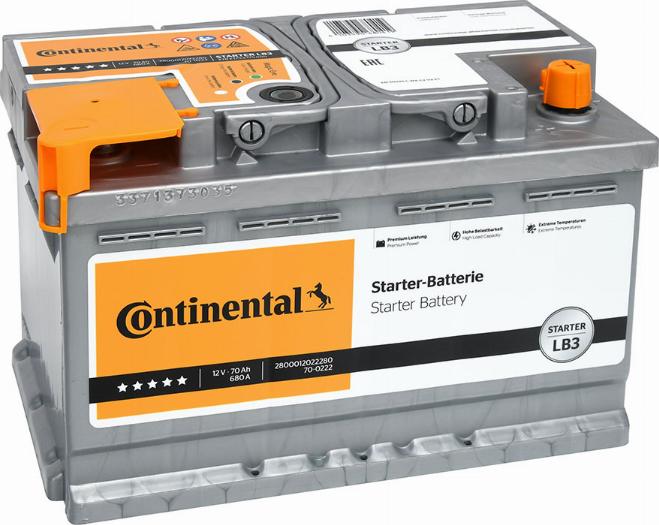 Continental 2800012022280 - Başlanğıc batareyası furqanavto.az