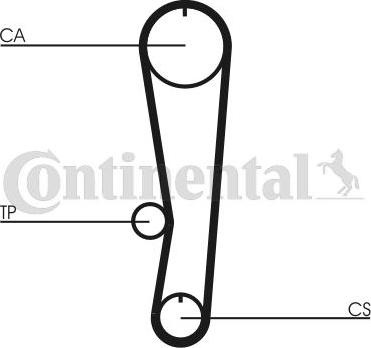 CONTITECH CT 824 - Vaxt kəməri furqanavto.az