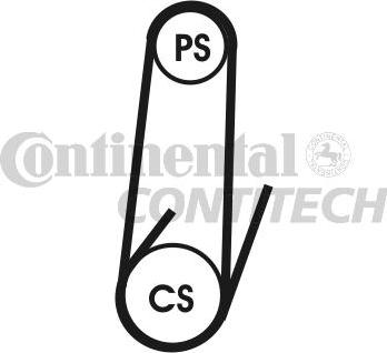 CONTINENTAL CTAM BR 4PK1102 ELAST - V-yivli kəmər furqanavto.az