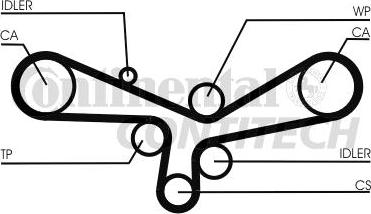 CONTINENTAL CTAM BR CT920 - Vaxt kəməri furqanavto.az