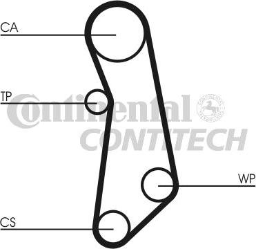 CONTINENTAL CTAM BR CT488 - Vaxt kəməri furqanavto.az