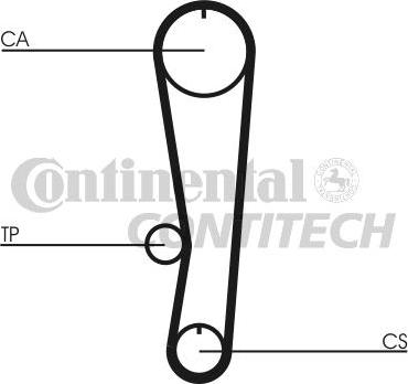 CONTINENTAL CTAM BR CT568 - Vaxt kəməri furqanavto.az