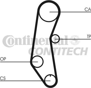 CONTINENTAL CTAM BR CT650 - Vaxt kəməri www.furqanavto.az