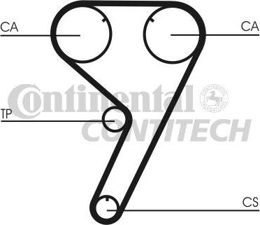 CONTINENTAL CTAM BR CT608 - Vaxt kəməri furqanavto.az