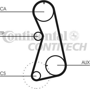 CONTINENTAL CTAM BR CT630 - Vaxt kəməri www.furqanavto.az