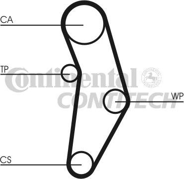 CONTINENTAL CTAM BR CT1049 - Vaxt kəməri furqanavto.az