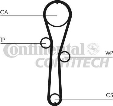 CONTINENTAL CTAM BR CT1045 - Vaxt kəməri furqanavto.az