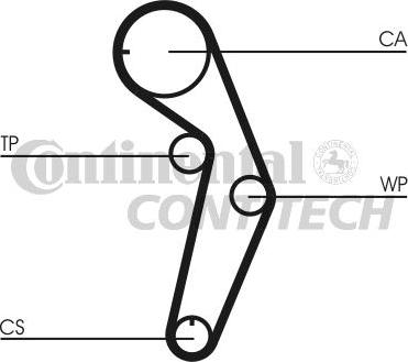 CONTINENTAL CTAM BR CT1048 - Vaxt kəməri furqanavto.az