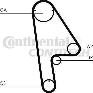 CONTINENTAL CTAM BR CT1001 - Vaxt kəməri furqanavto.az