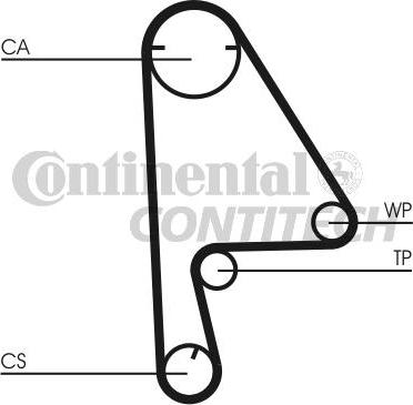 CONTINENTAL CTAM BR CT1082K1 - Vaxt kəməri dəsti furqanavto.az