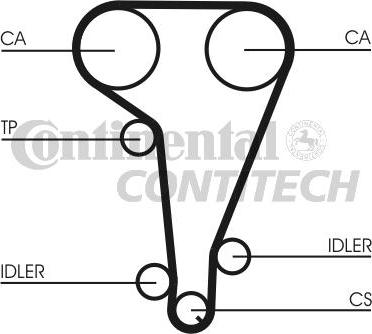 CONTINENTAL CTAM BR CT728 - Vaxt kəməri furqanavto.az