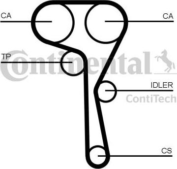 CONTINENTAL CTAM BR CT1167 - Vaxt kəməri furqanavto.az