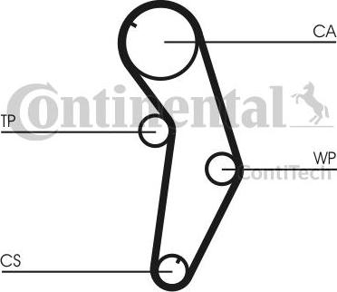 CONTINENTAL CTAM BR CT841K1 - Vaxt kəməri dəsti furqanavto.az