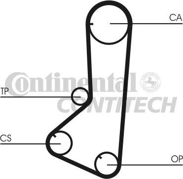 CONTINENTAL CTAM BR CT802 - Vaxt kəməri furqanavto.az