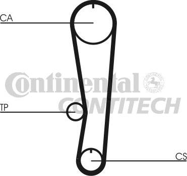 CONTINENTAL CTAM BR CT757 - Vaxt kəməri furqanavto.az