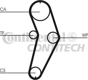 CONTINENTAL CTAM BR CT709 - Vaxt kəməri furqanavto.az