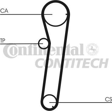 CONTINENTAL CTAM BR CT739 - Vaxt kəməri furqanavto.az