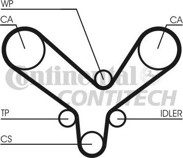 CONTINENTAL CTAM BR CT726 - Vaxt kəməri furqanavto.az