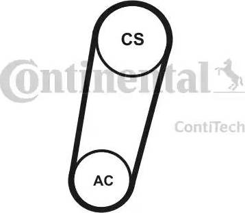 Continental 5PK705 ELAST T1 - V-yivli kəmər furqanavto.az