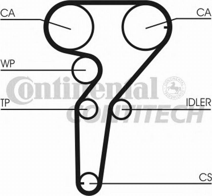 Contitech CT969WP1 - --- furqanavto.az