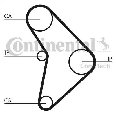 Continental CT592 - Vaxt kəməri furqanavto.az