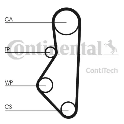 Continental CT586 - Vaxt kəməri furqanavto.az