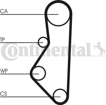 Contitech CT 585 - Vaxt kəməri furqanavto.az