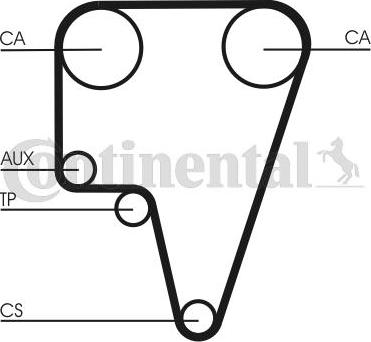 Contitech CT575 - Vaxt kəməri furqanavto.az
