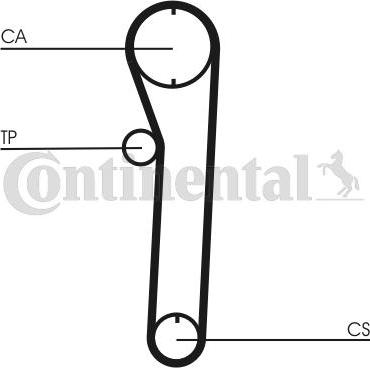 CONTITECH CT 669 - Vaxt kəməri furqanavto.az