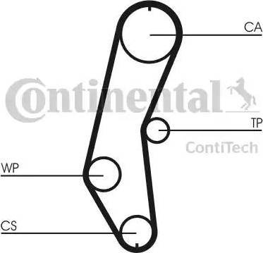 Continental CT666 - Vaxt kəməri furqanavto.az