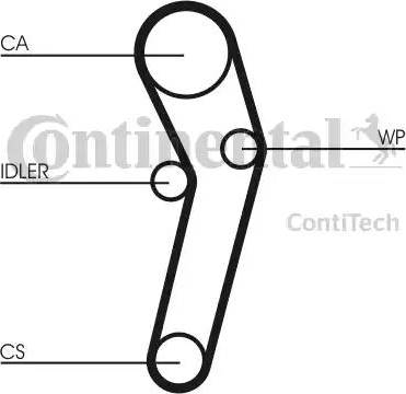 Continental CT631 - Vaxt kəməri furqanavto.az