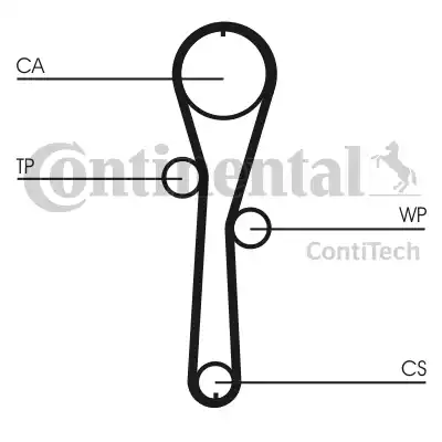 Continental CT1045 - Vaxt kəməri furqanavto.az