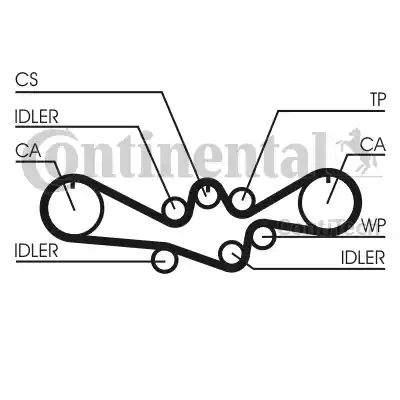 Continental CT1050 - Vaxt kəməri furqanavto.az