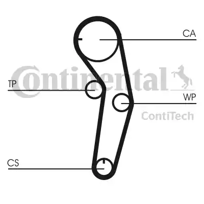 Continental CT1053 - Vaxt kəməri furqanavto.az