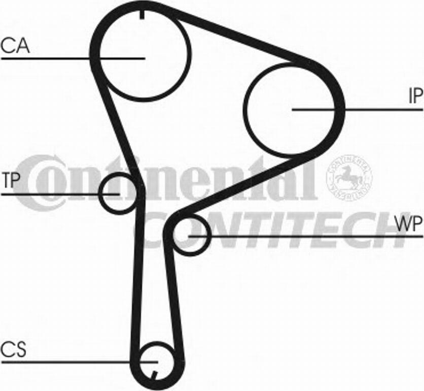 Contitech CT1064WP1 - --- furqanavto.az